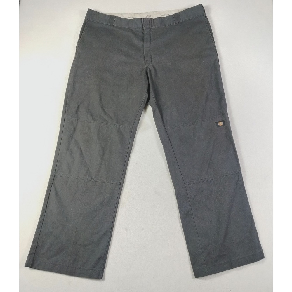 Dickies Pants Mens 44 Black FLEX Chino Workwear Stretch Regular Fit Durable